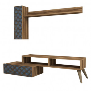 Comoda TV Planet - Walnut, Chalcedony - Img 5