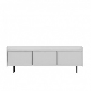Comoda TV Salvador, Model Atlas, 183.6x63x37 cm, Alb - Img 8