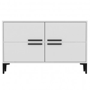 Comoda TV Salvador, Model Ctn, 120x75x30 cm, Alb - Img 6