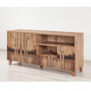 Comoda TV Salvador, Model Marina, 160x76x45 cm, Multicolor - Img 2