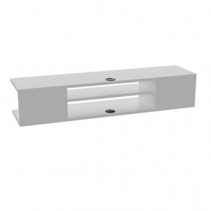 Comoda TV Salvador, Model Pivot, 120x23x29.5 cm, Alb - Img 4