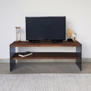Comoda TV Salvador, Model TV100, 120x45x35 cm, Nuc - Img 3