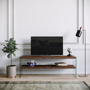 Comoda TV Salvador, Model TV1003, 120x45x35 cm, Nuc - Img 2
