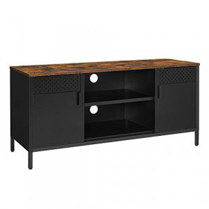 Comoda TV Songmics, Model Rios, 120x40x55 cm, Negru - Img 2
