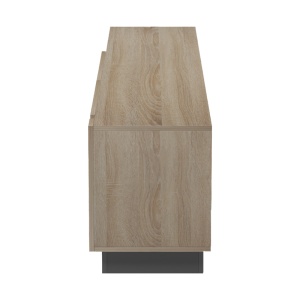 Comoda TV Vario, cu iluminare LED, Sonoma/Antracit, 185,6 x 35 x 45 cm - Img 7