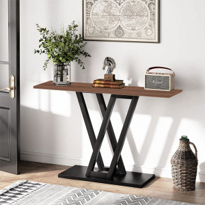 Consola Model Wirmo, Nuc/Negru, 110x30x80 cm - Img 2