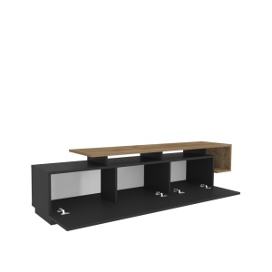 Consola TV Pia Negru 180x46.4x38.9 cm - Img 6