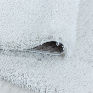 Covor Fluffy Alb 120x120 cm - Img 3