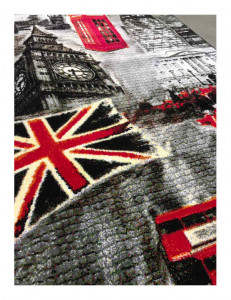 Covor Modern Kolibri England, Gri, 160x230 cm - Img 2
