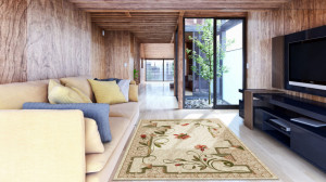 Covor Modern, Lotos 587, Crem / Bej, 160x230 cm, 1800 gr/mp - Img 4