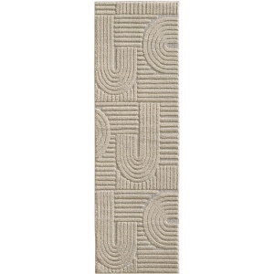 Covor tip Traversa VivaDeco Art V1, 80 x 250 cm, Bej, 100% Polipropilena, Fir 8 mm, 1900 g/mp, OEKO-TEX Standard 100 - Img 8