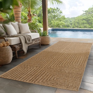 Covor traversa Timber V4 Bej, 80 x 150 cm - Img 1