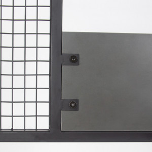 Cuier cu suport pantofi Model Nomad, Antracit, 78x30x182 cm - Img 4