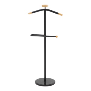 Cuier Jolma, negru/natural, 30x30x111 cm