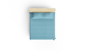 Cuvertura Pled pentru pat dublu Model Peacook Petrol Green - Img 2