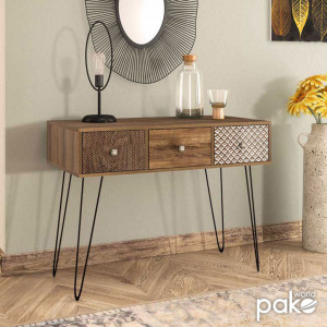 Dulap Boho Walnut 100x50.5x74.5 cm - Img 2