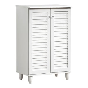Dulap de pantofi Santo, alb, 60x34.5x91.5 cm - Img 3