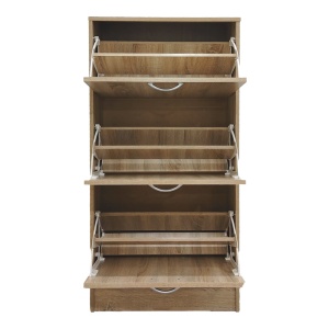 Dulap de pantofi Savaz, sonoma, 60x24x114 cm - Img 4