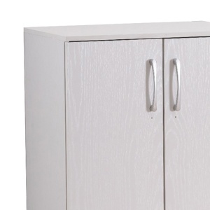 Dulap de pantofi Shordo, alb/natural, 60x40.5x80 cm - Img 4