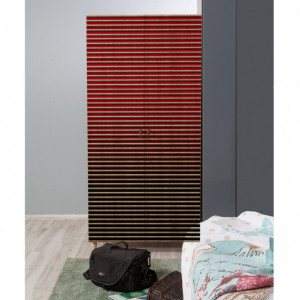Dulap haine Model Stil, Multicolor, 90x52x192 cm - Img 3