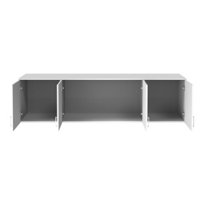 Dulap haine Royal, alb, 200x58x53 cm - Img 3