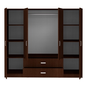 Dulap haine Royal, wenge, 200x58x177 cm - Img 4