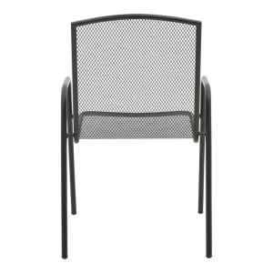 Fotoliu de Gradina Model Pomedon, Negru, 56x64x87 cm - Img 5