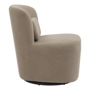 Fotoliu Rotativ Model Swish, Gri/Bej, 63x76x76.5 cm - Img 4