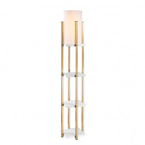 Lampadar 7119 - White, Gold Alb/Auriu - Img 4