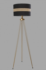 Lampadar Star Eskitme Lambader Silindir 02 Rattan Abajurlu Aramiu - Img 3
