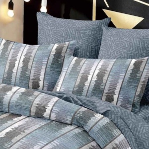 Lenjerie cu Elastic 180x200 cm, Solomon 6 Piese (Finet) - Img 3