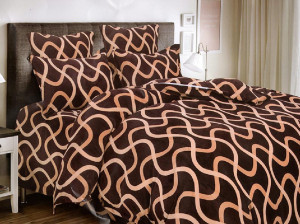Lenjerie cu elastic 180x200 Wave (Cocolino) - Img 1