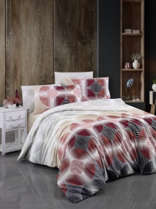 Lenjerie de pat 1 Persoana Model Bisa