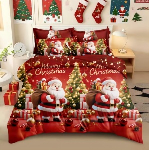Lenjerie de pat Finet Christmas Magic V1, 6 piese