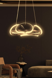 Lustra Arcturus Black-Yellow Light Negru - Img 2