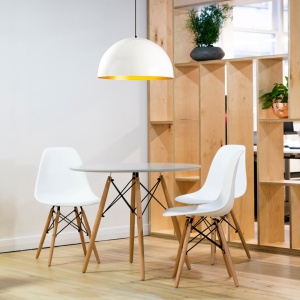 Lustra Berceste Alb 50x50x121 cm - Img 1