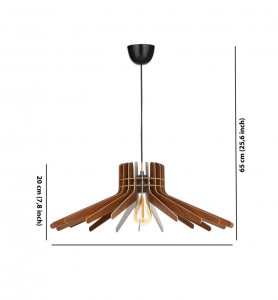 Lustra Boomerang - Walnut Nuc - Img 5
