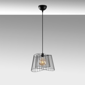 Lustra Byisoo Negru 40x40x126 cm - Img 6