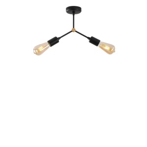 Lustra Sparrow Negru 34x10x26 cm - Img 4