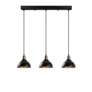 Lustra Varzan Negru 70x21x117 cm - Img 5