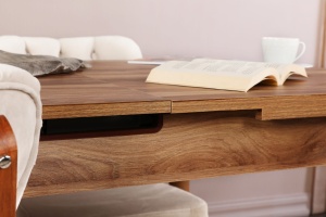 Masa Extensibila Model Samara, 130-160x80x79 cm, Nuc - Img 12