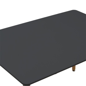 Masă Natali, negru/stejar, 120x80x76 cm - Img 3