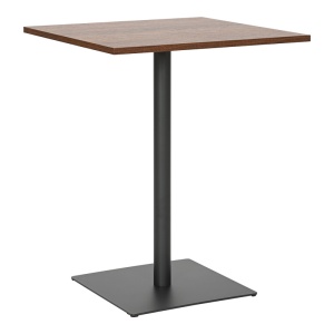 Masă Nerobian, nuc/gri, 60x60x75 cm