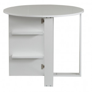 Masa Pliabila Model Melody, 90x45x77 cm, Alb lucios - Img 3