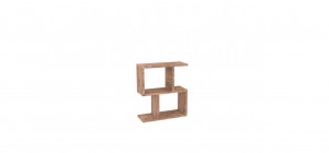Masuta Auxiliara Model Brecken, 45x17x51.4 cm, Pin - Img 3