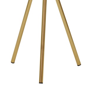 Masuta de Cafea Model Jacksie, Auriu/Bronz, D46x48 cm - Img 4