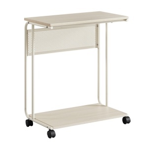 Masuta laterala C- Shape cu roti, 55x32x65cm