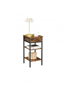 Noptiera Model Keller, Maro Rustic/Negru, 35x3570cm - Img 7