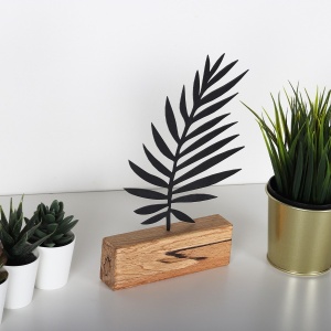 Obiect decorativ M Negru 17x27x3.5 cm - Img 2