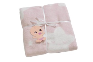 Patura Bebelusi Model Star Light Pink - Img 3